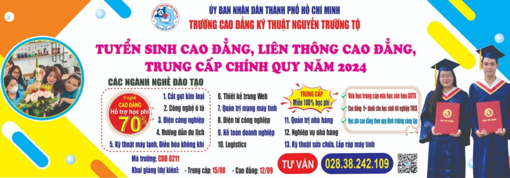 Tuyển sinh Trường CĐKT Nguyễn Trường Tộ
